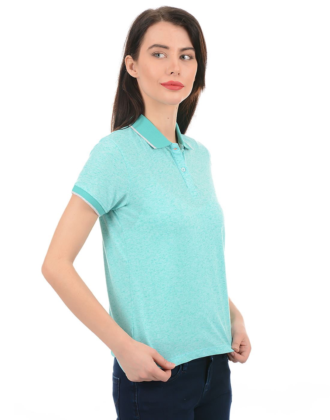 Pepe Jeans Women Casual Wear Blue T-Shirt